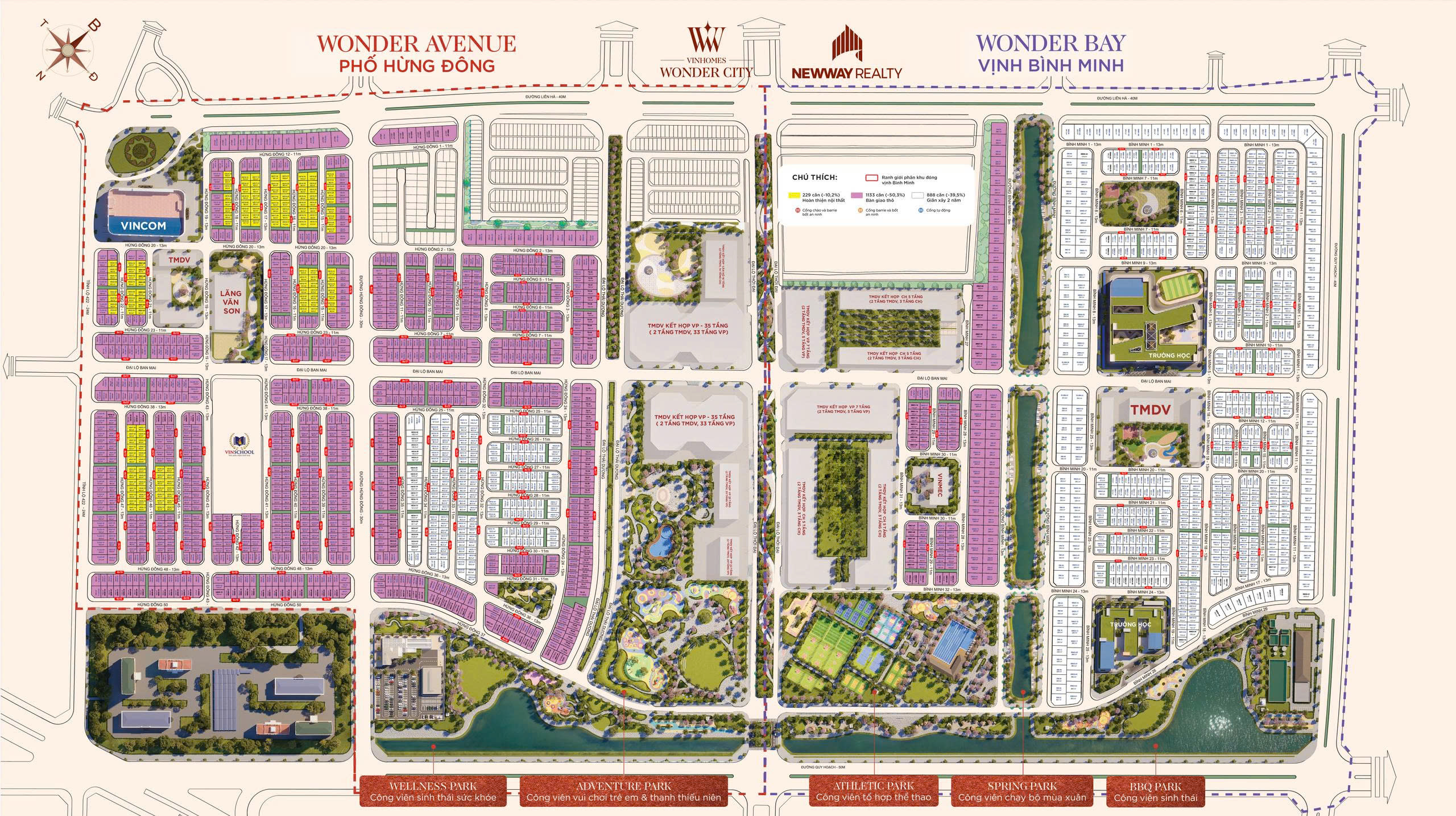 mat bang vinhomes wonder city